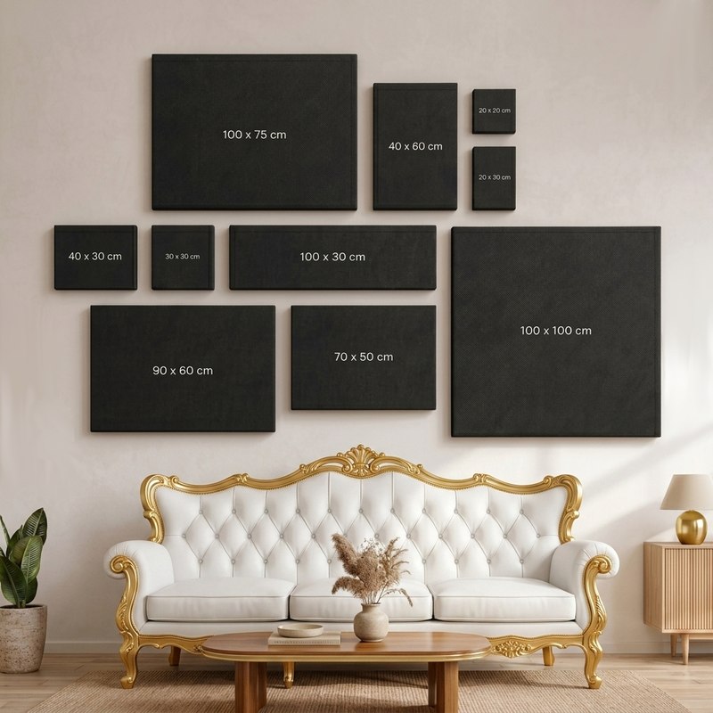 Dimensions disponibles pour les quadri